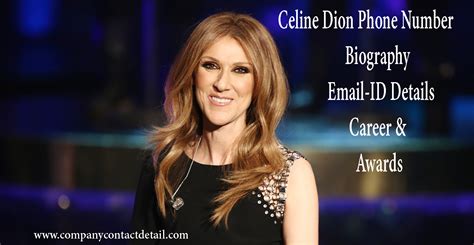 celine dion phone number.